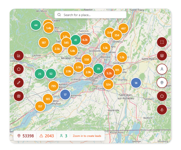 Door Knock Pro features  CRM features  field sales tools  lead management  route planning  analytics